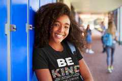 BE KIND WORLDWIDE KIDS TEE